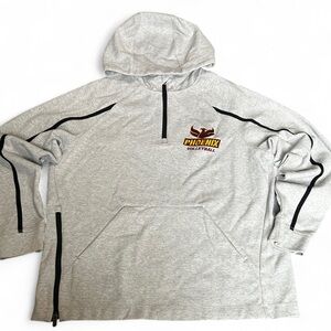 X-GRAIN Men’s Medium Hoodie Phoenix Volleyball Long Sleeve Pullover Gray